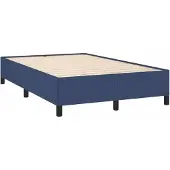Syfax Bettgestell ohne Matratze Blau 120x190 cm Stoff
