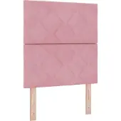 Syfax Kopfteil Rosa 80 cm Samt