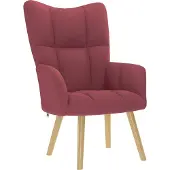 Prolenta Maison Exclusive - Relaxsessel Stoff Weinrot