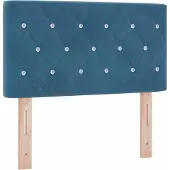 Syfax Kopfteil Dunkelblau 80 cm Samt