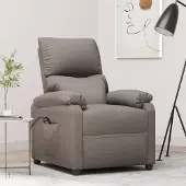 vidaXL Stabli Möbel Relaxsessel Elektrisch Taupe Stoff - Fernseh- & Relaxsessel CC2828064 2parcel