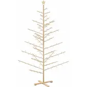 Syfax Holz Weihnachtsbaum Natur 210 cm Massives Kiefernholz