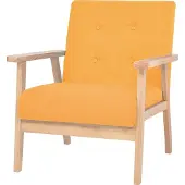 Prolenta Maison Exclusive - Sessel Gelb Stoff