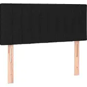 Syfax Kopfteil Schwarz 80x5x78/88 cm Stoff