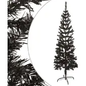 Syfax Schlanker Weihnachtsbaum Schwarz 150 cm