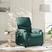 vidaXL Cloris Designermöbel Relaxsessel Dunkelgrün Stoff 2024 Neu
