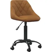 Syfax Bürostuhl Braun Samt