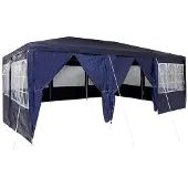 Syfax Party-Zelt Blau 600 x 400 x 266 cm Polyethylen