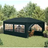 Prolenta Maison Exclusive - Partyzelt 3x6 m Grün