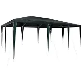 Syfax Party-Zelt Grün 600 x 400 x 266 cm Polyethylen und Stahl