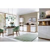 AEA Klassische Wohnwand Schranksystem Wohnzimmer Schrank Regale Regalsystem CM-P1
