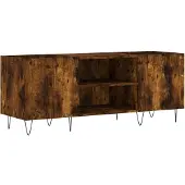 vidaXL Plattenschrank Räuchereiche 121x38x48 cm Holzwerkstoff