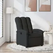 vidaXL Relaxsessel/Loungesessel/TV-Sessel - Schwarz Stoff - Couchsessel CC22555