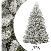 Syfax Künstlicher Weihnachtsbaum Klappbar Beschneit 300 cm