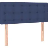 Syfax Kopfteil Blau 100x5x78/88 cm Stoff