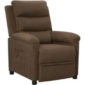 vidaXL Möbel Relaxsessel Braun Stoff - Fernseh- & Relaxsessel 342343