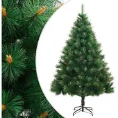 Syfax Künstlicher Weihnachtsbaum Klappbar mit Ständer 180 cm