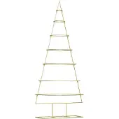 Syfax Metall Weihnachtsbaum Gold 180 cm Pulverbeschichteter Stahl