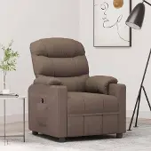 vidaXL CLORIS Relaxsessel Elektrisch Taupe Stoff - Fernseh- & Relaxsessel 3143499