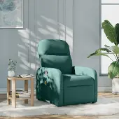 Prolenta Maison Exclusive - Massagesessel Dunkelgrün Stoff