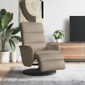 Prolenta Maison Exclusive - Relaxsessel mit Fußteil Cappuccino-Braun Kunstleder