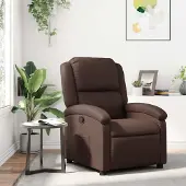 Prolenta Maison Exclusive - Relaxsessel Braun Kunstleder