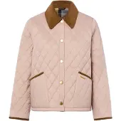 Barbour Damen Jacken Icons Cropped Leddesdale Quilted Jacket - Roze - Größe S