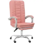 Syfax Bürostuhl mit Liegefunktion Rosa Kunstleder
