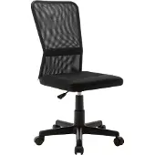 Syfax Bürostuhl Schwarz 44x52x100 cm Netzgewebe