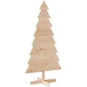 Syfax Weihnachtsbaum Holz zum Schmücken 150 cm Massivholz Kiefer