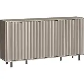 Beautysofa Kommode mit 4 Türen NEVADA NO-2, Clay Grey