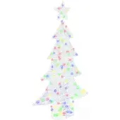 Syfax Weihnachtsbaum mit 160 LEDs Mehrfarbig 150 cm Acryl