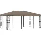 vidaXL "2026 Promotion" Pavillon 6x3 m Taupe Stoff - Pavillons & Partyzelte CC5940