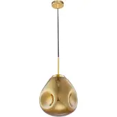 Nova Luce Pendelleuchte Lava in Gold E27 250mm