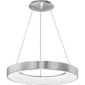 Lyora RANDO THIN LED Pendelleuchte Silber 50W Warmweiss 120x60cm dimmbar 9453456
