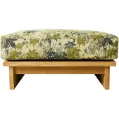 HK Living - Outdoor Hocker, Teak / botanical