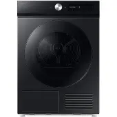 Samsung DV90DB7845GBU3, Freistehend, Frontlader, Wärmepumpe, Schwarz, Drehregler, Berührung, Links