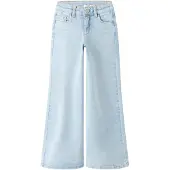 Name it Weite Jeans "NKFPOLLY X-WIDE JEANS 3057-FR NOOS" Baumwollmischung, Wide Fit an den Beinen, leichter Used Look