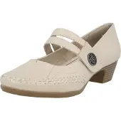 Jana Pumps, Absatz bis 25 mm in grau, Gr. 40