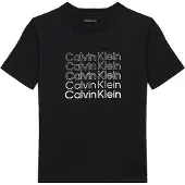 Calvin Klein Jeans T-Shirt LVCKSJA10B Schwarz Regular Fit