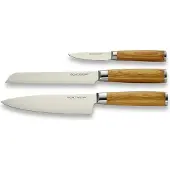 Echtwerk Damastmesser Set 3-tlg
