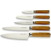 Echtwerk Damastmesser, Set 5-teilig, Single