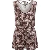 Ragwear Jumpsuit "Zella" schicker, kurzer Damen Overall mit floralem Print