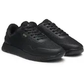 BOSS für Herren. 50563962 Turnschuhe Titanium schwarz (45), Wohnung, Schnürsenkel, Lässig