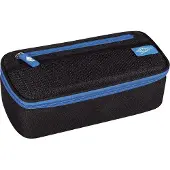 Wedo 242 43010, Weiches Federmäppchen, Polyester, Schwarz, Blau, Einfarbig, Reißverschluss, Kind