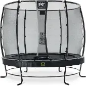 Exit Elegant Premium Trampolin ø305cm, mit Sicherheitsnetz, Rund, Schwarz