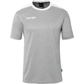 Kempa Trainings-T-Shirt Emotion 27 Unisex 2005123_01 dark grau melange/weiß M