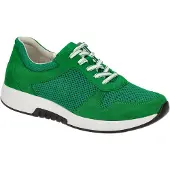 Gabor ROLLINGSOFT Damenschuhe - bequeme Schnür- Halbschuhe grün Freizeit NEU