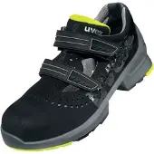 Uvex Sicherheitssandale 1 8542 S1 ESD SRC DGUV W10 Gr. 37 schwarz/lime