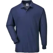 Portwest B212 Genoa Langarm Polo-Shirt Navy Gr. S